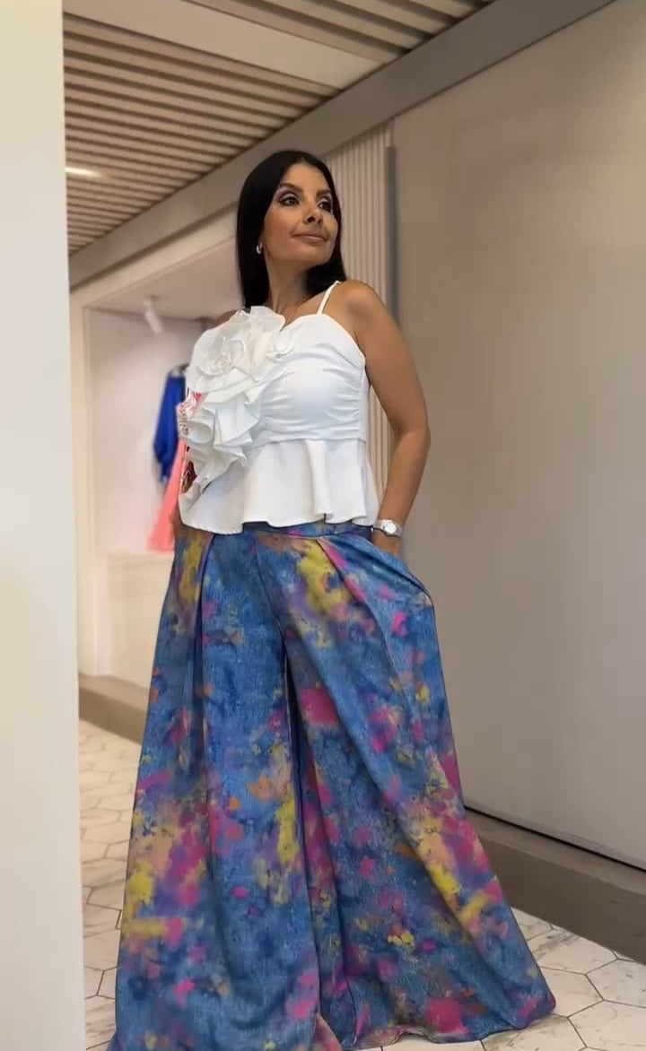 PALAZZO COLORES DENIM