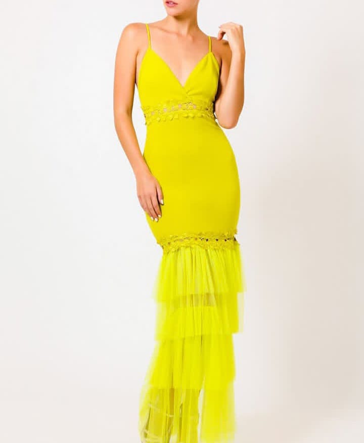VESTIDO LARGO TUL LMA