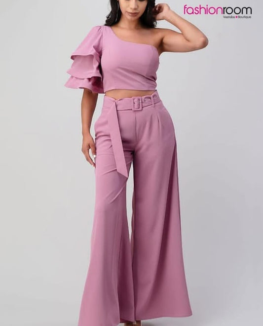 SET TOP PANTALON LILA