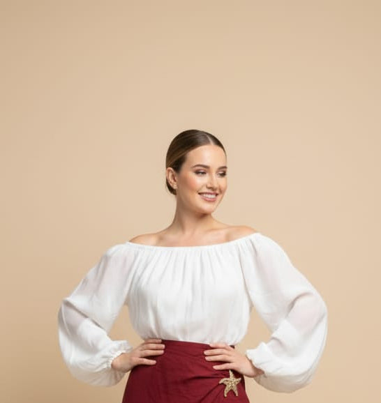 CAMISA VOLUMINOSA BLANCA